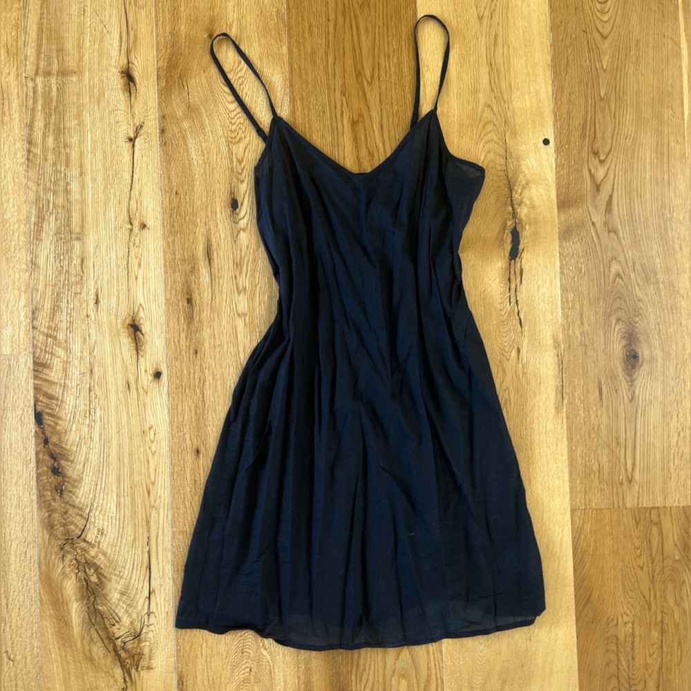 Women’s Black Mini Slip Dress